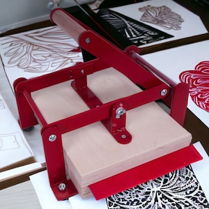 Linoleografia A4 personalizzata, macchina da stampa compatta per stampatori, linopress, regalo artistico, stampatori, principianti, linopressmchine