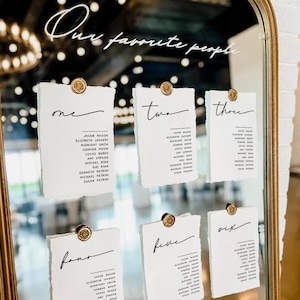 Plantilla de plano de asientos para bodas de 4 x 6 / Letrero de boda personalizado / Asignación de asientos para bodas / Plantilla de descarga digital / Plano de asientos con espejo