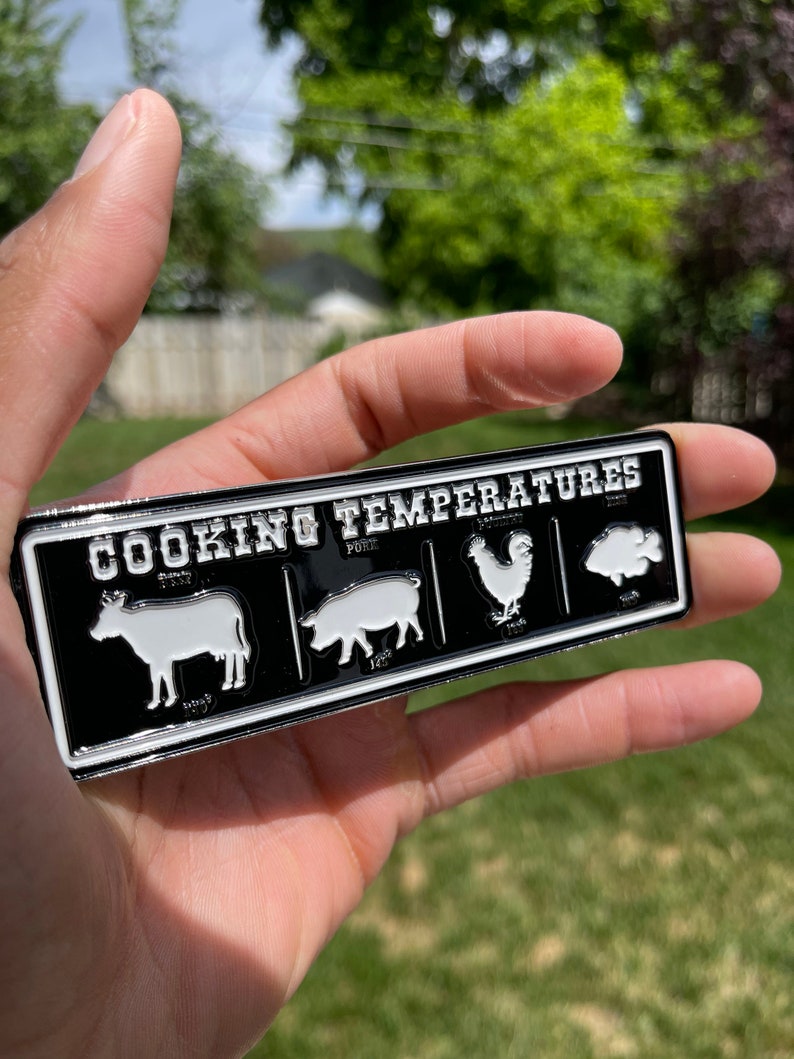 Metal Meat Temperature Perfect for Home Cooking and Outdoor BBQ