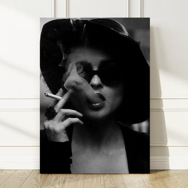 Fight Club: Marla Singer Artwork - Iconic Minimalist Poster - Brad Pitt & Helena Bonham Carter