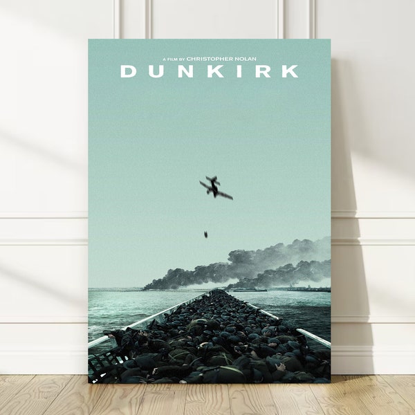 Dunkirk Movie Scenes Print: Cult Film Poster - Minimalist Decor - Digital Download - Unique Housewarming Gift