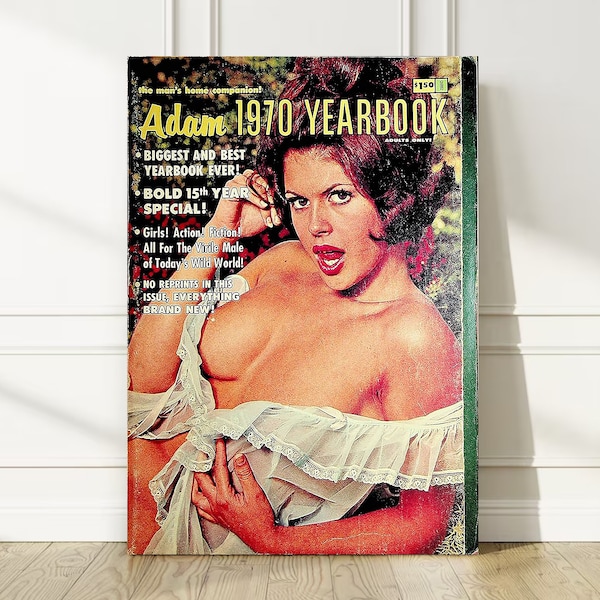 Vintage Erotica Collage: Adam Magazine Custom Posters Classic Magazine Art &  Fine Art Nude Models