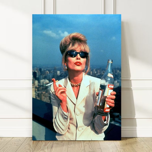 Absolutely Fabulous: Patsy Stone Minimalist Movie & Iconic TV Character Poster