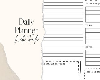 Printable Daily Christian Planner
