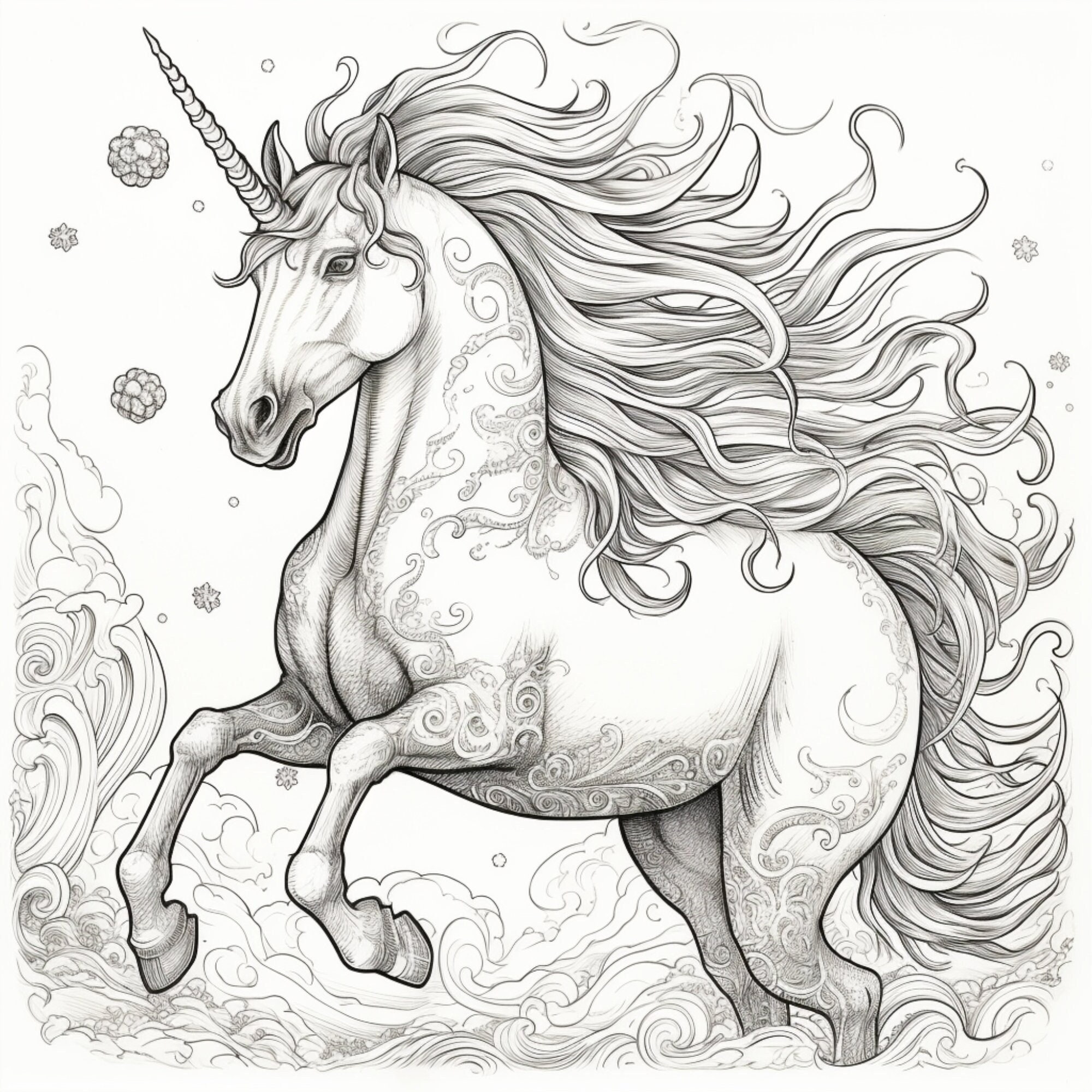 Unicorn Coloring Book: awesome drawings coloring books for kids
