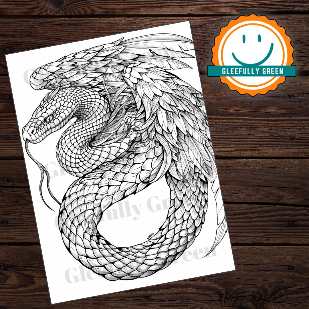 50 Printable Mythical Creatures Coloring Pages for Kids and Adults ...