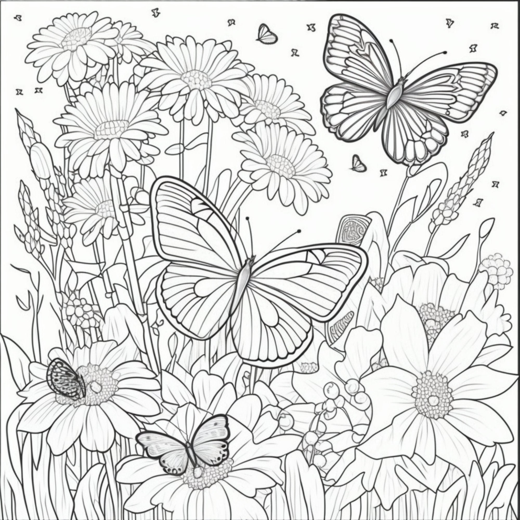 Color By Number Coloring Book For Adults: Large Print Mega Jumbo Coloring  Book of Flowers, Gardens, Landscapes, Animals, Butterflies (Color By Number  (Large Print / Paperback)