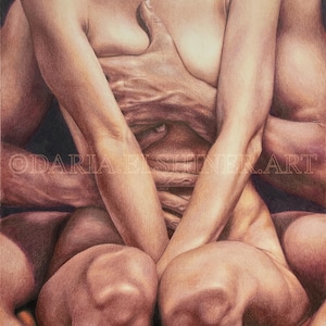 Liebespaar Kunst Reproduktion Kunstdruck &quot;&quot;L’intimité&quot;&quot;&quot;