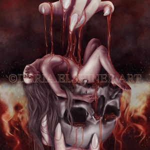 Halloween Dark Gothic Art Museum Quality Art Print