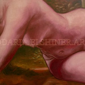 Fine Art Museum Quality Reproduction of an Oil Study &quot;Biblis&quot;