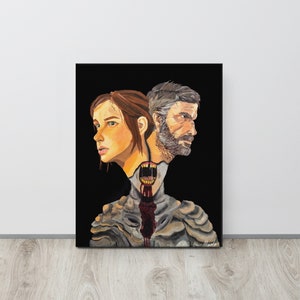 Joel and Ellie (CANVAS PRINT) | by RedaleRt Otis | The Last of Us | Wall Decor