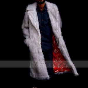 White Faux Fur Coat - Etsy