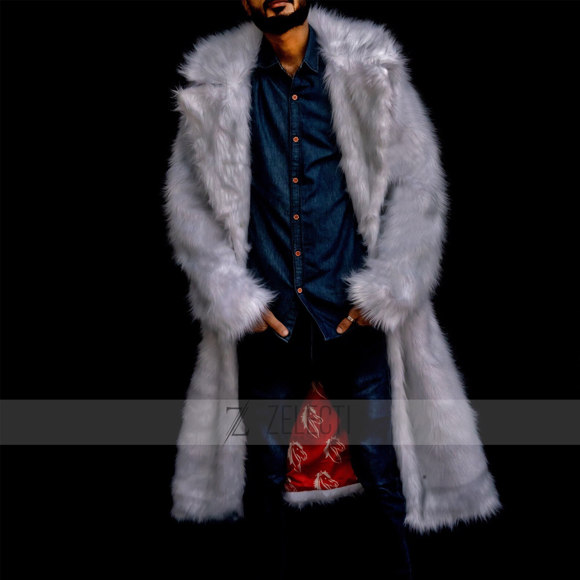 Handmade Ryan Gosling B 2023 Ken White Faux Fur Coat - Etsy