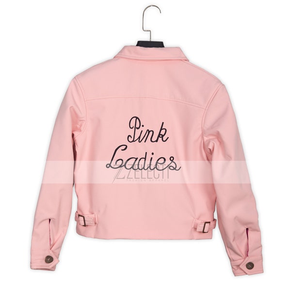Pink Ladies Jacket Etsy