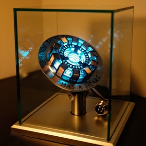 Iron Man Arc Reactor Model Lamp Customized MCU The Avengers Tony Stark MK 1 Heart 1/1 movie Prop Replica, Valentine's Day gift Gift for him