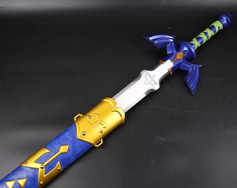 Metal Master Sword Legend of Zelda Master Sword Full-Size Metal ReplicaGift for him,Tears of the kingdom,Breath of the Wild,Ocarina of Time,