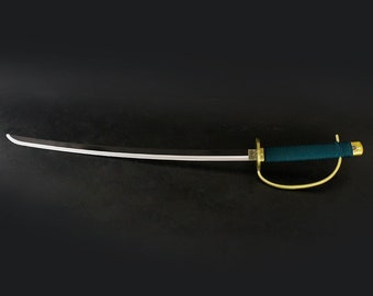 Anime Katana Schwert Cosplay One Piece Roronoa Zoro Schwert, handgemachtes Anime Katana echtes japanisches Samurai Schwert, Geschenke für ihn, Geschenk
