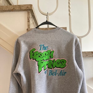 FRESH PRINCE of Bel Air Sweatshirt - Embroidered 90s Classic Sweatshirt