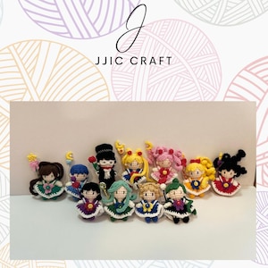 Virkad mini-Sailor Moon-serie - Amigurumi