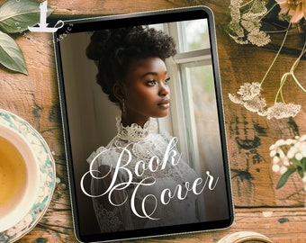 DIY EBOOK COVER Premade Dark Romance Cover Design Customizable Book Novel Historical Romance Victorian Regency Black Heroine HistFic
