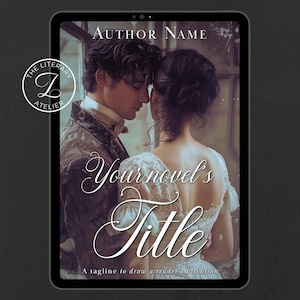 Custom EBOOK COVER Editable Victorian Romance Book Cover Design, Romantic Period Drama Template for Historical Romance Novels, Victorian