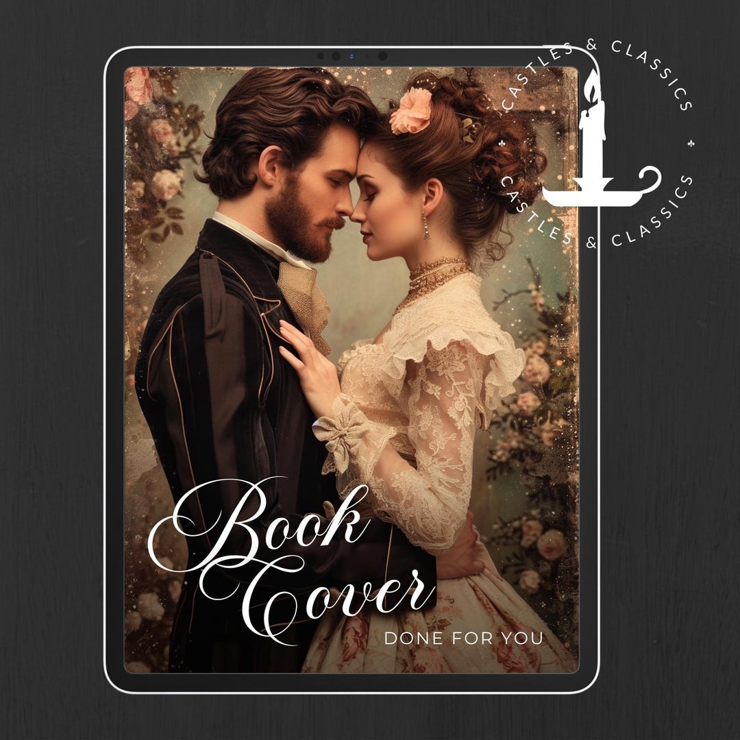 Historical Romance EBOOK COVER Art Personalized Design Book Victorian ...