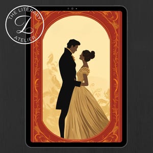 Regency Romance Premade Ebook Cover Design, Sofortiger Download Digitales Buch-Cover, Elegantes Paar historische Romanze, Liebesgeschichte Fiction Novel