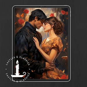 EBOOK COVER Historical Romance Template Premade Customizable Book Cover Design 20th Century Romantic HistFic JAFF Jane Austen Couple 637