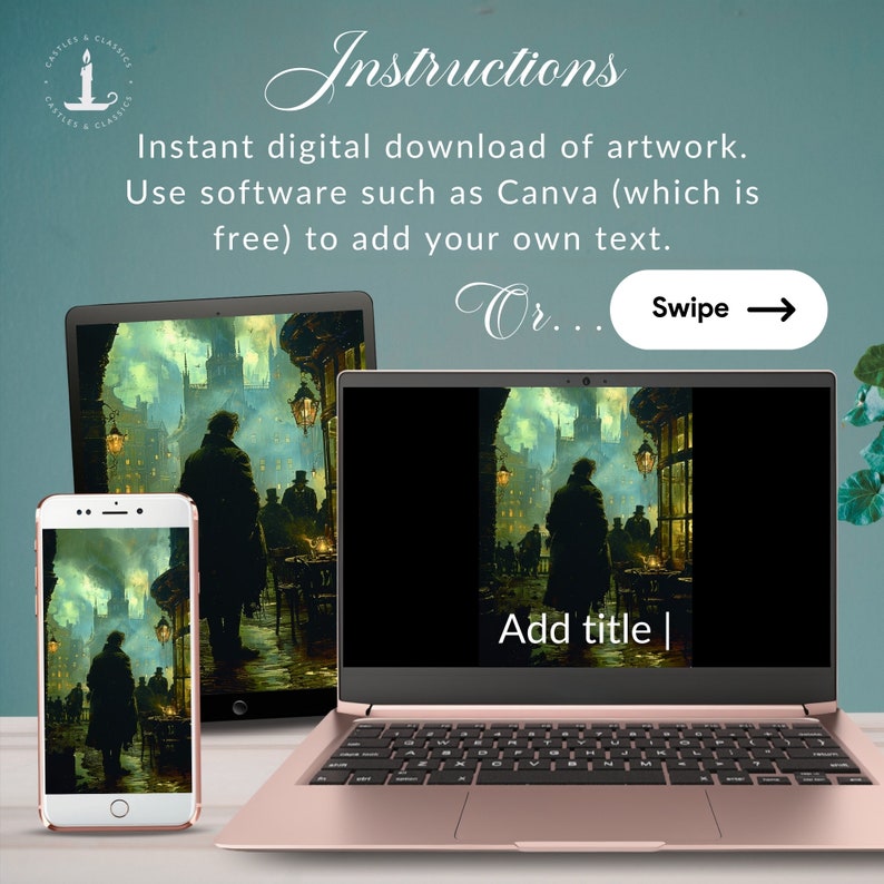 Premade Customizable EBOOK COVER Design Book Design Historical Fiction