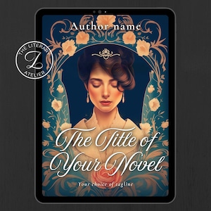 Elegantes Regency Romance Buchcover Design, kundenspezifische historische Romanze Ebook Cover Art, historisches vorgefertigte Bücher Design, viktorianische Rose 806