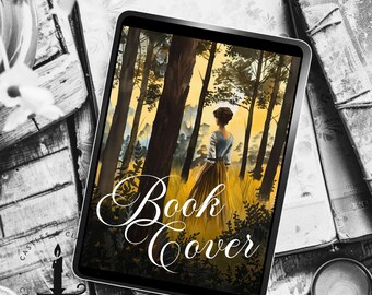 Regency Romance EBOOK COVER Premade Cover Design Image Customizable Book Novel Historical Romance Victorian Regency Heroine JAFF HistFic