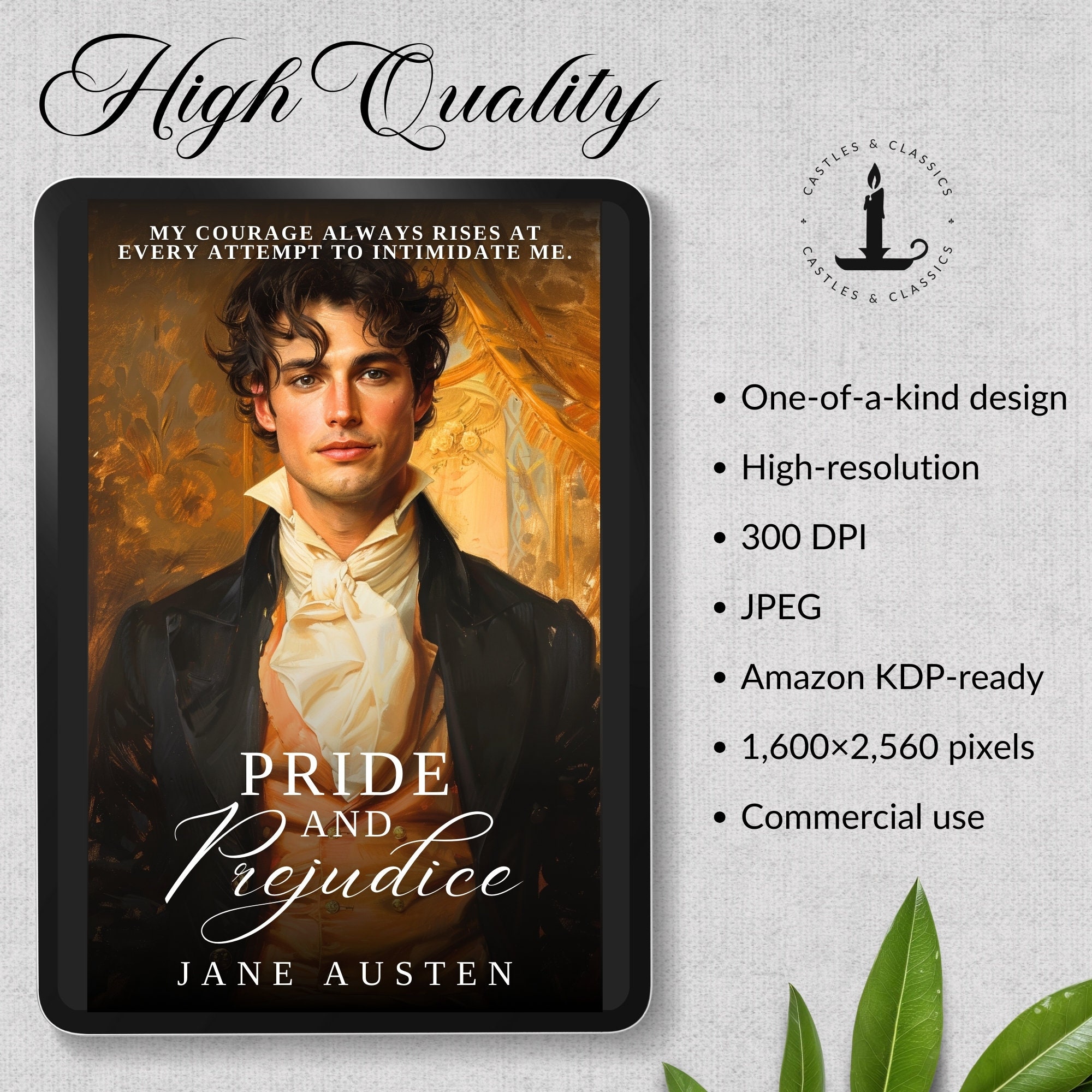 Premade Regency Romance EBOOK COVER Art Customizable Book Cover ...