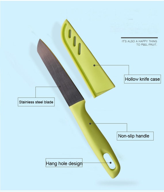 Sharp Durable Fruit Knife with Scabbard Simple Nice Cheap Small