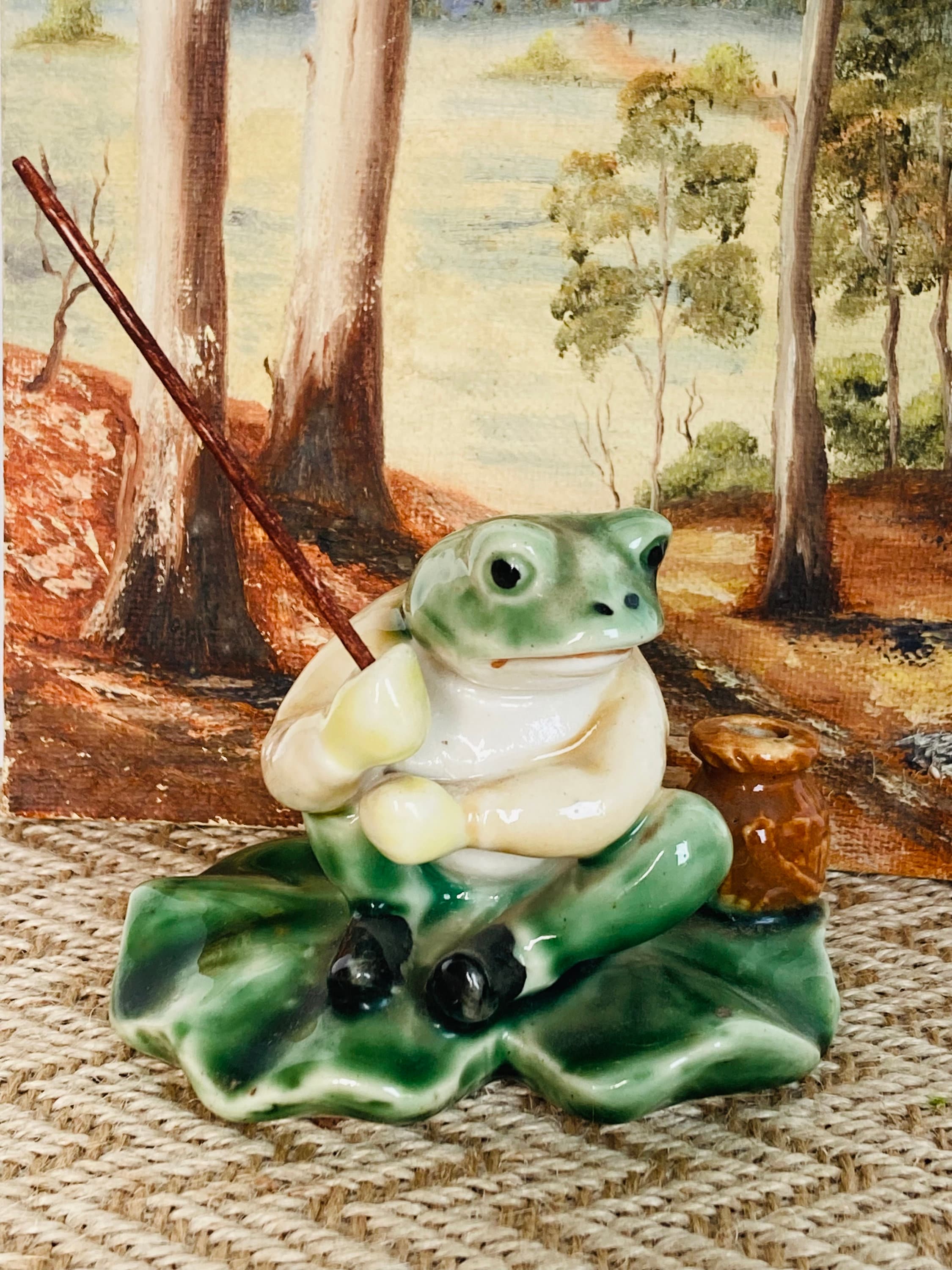Frog Fishing Art -  Denmark