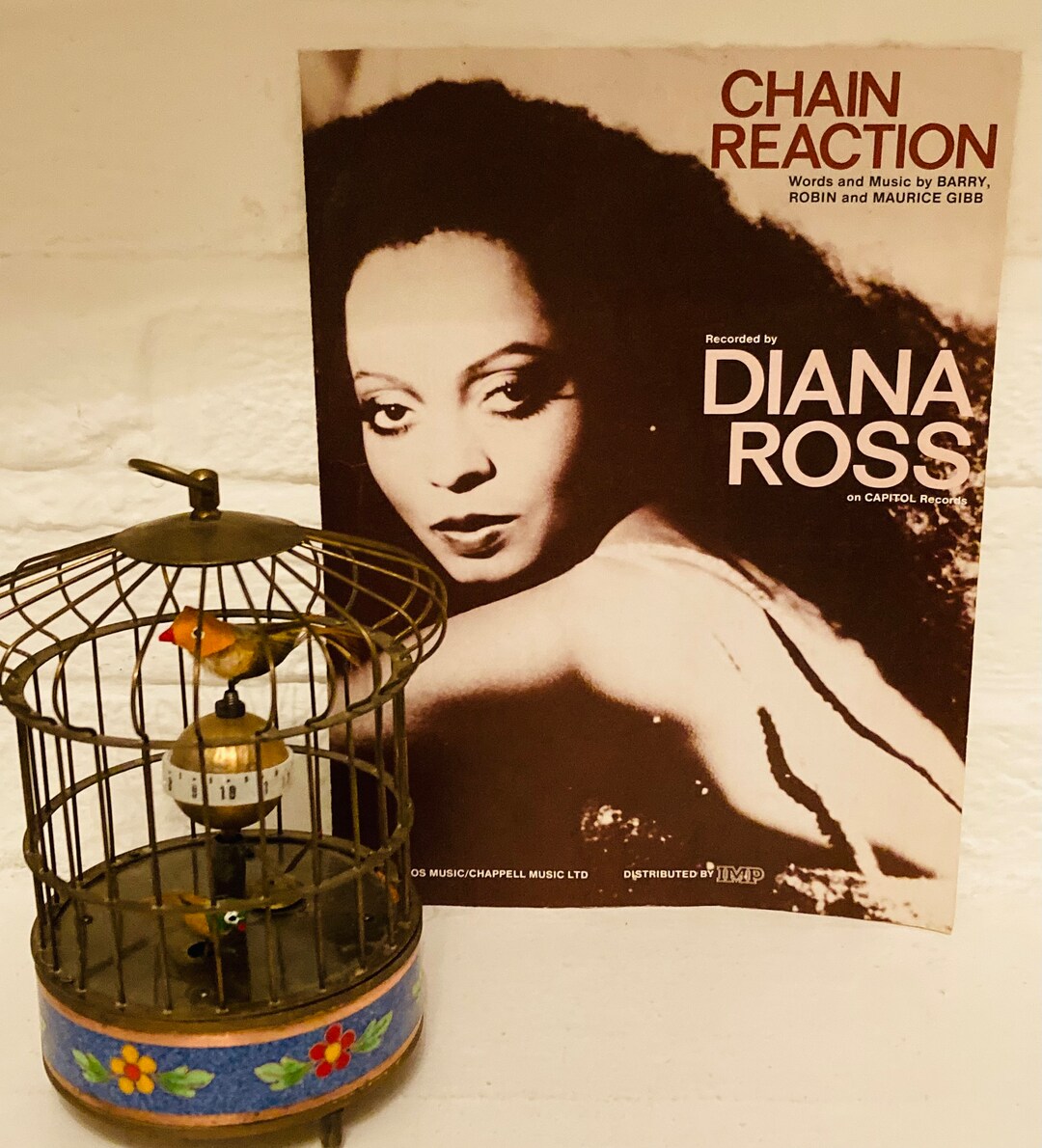 Diana Ross Chain Reaction Barry Robin and Maurice Gibb Etsy