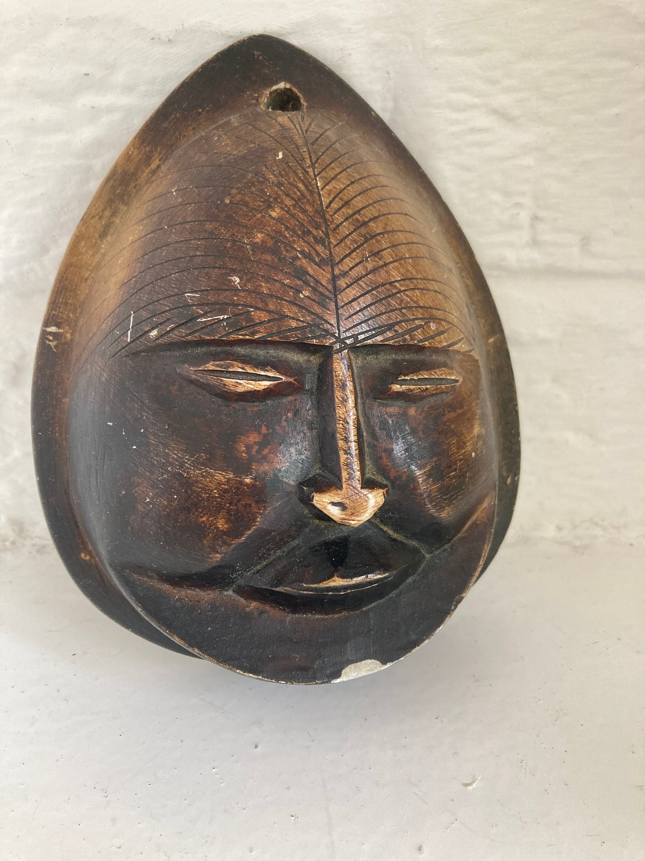godtgørelse Styrke tak skal du have Antique African Mask - Etsy UK