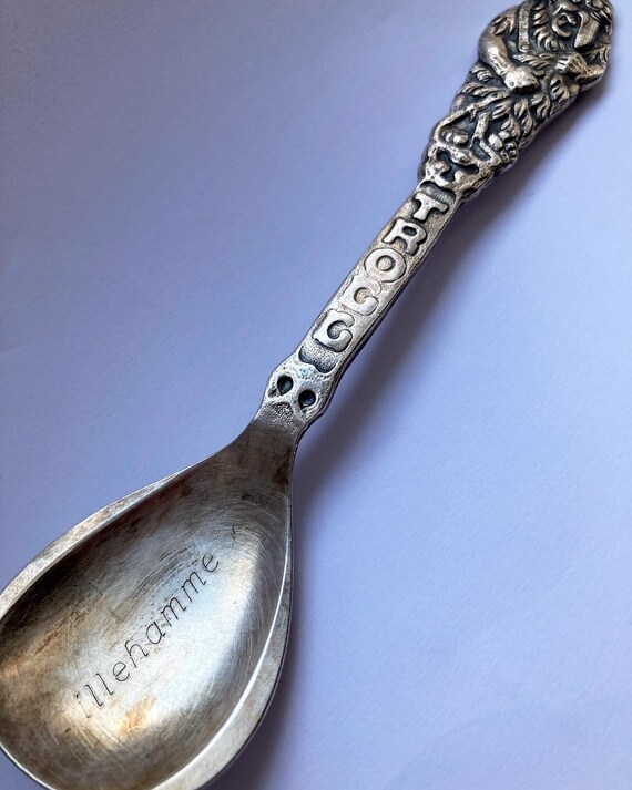Vintage Norwegian Troll Spoon Rare Collectible Lillehammer Spoon