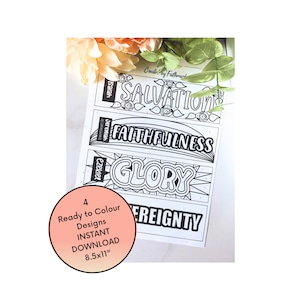 Colour By Chapter Major Prophet Bookmarks, Christian Reading Plan, Teen colouring bookmarks, Instant Download, Bible Study, Bible Journaling