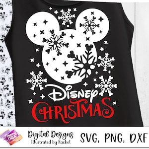 Christmas Mouse Ears, Christmas Trip, Magic Castle Svg, Christmas Vacation, Mickey Merry Christmas SVG, Mickey Snowflake cricut cut file