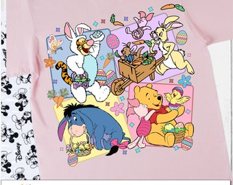 Vrolijk Pasen 2026 PNG, Pooh Easter Egg Png, Bunny Knorretje Png, Paashaas Png, Paasei, Magisch Pasen, 300 DPI, Digitale download