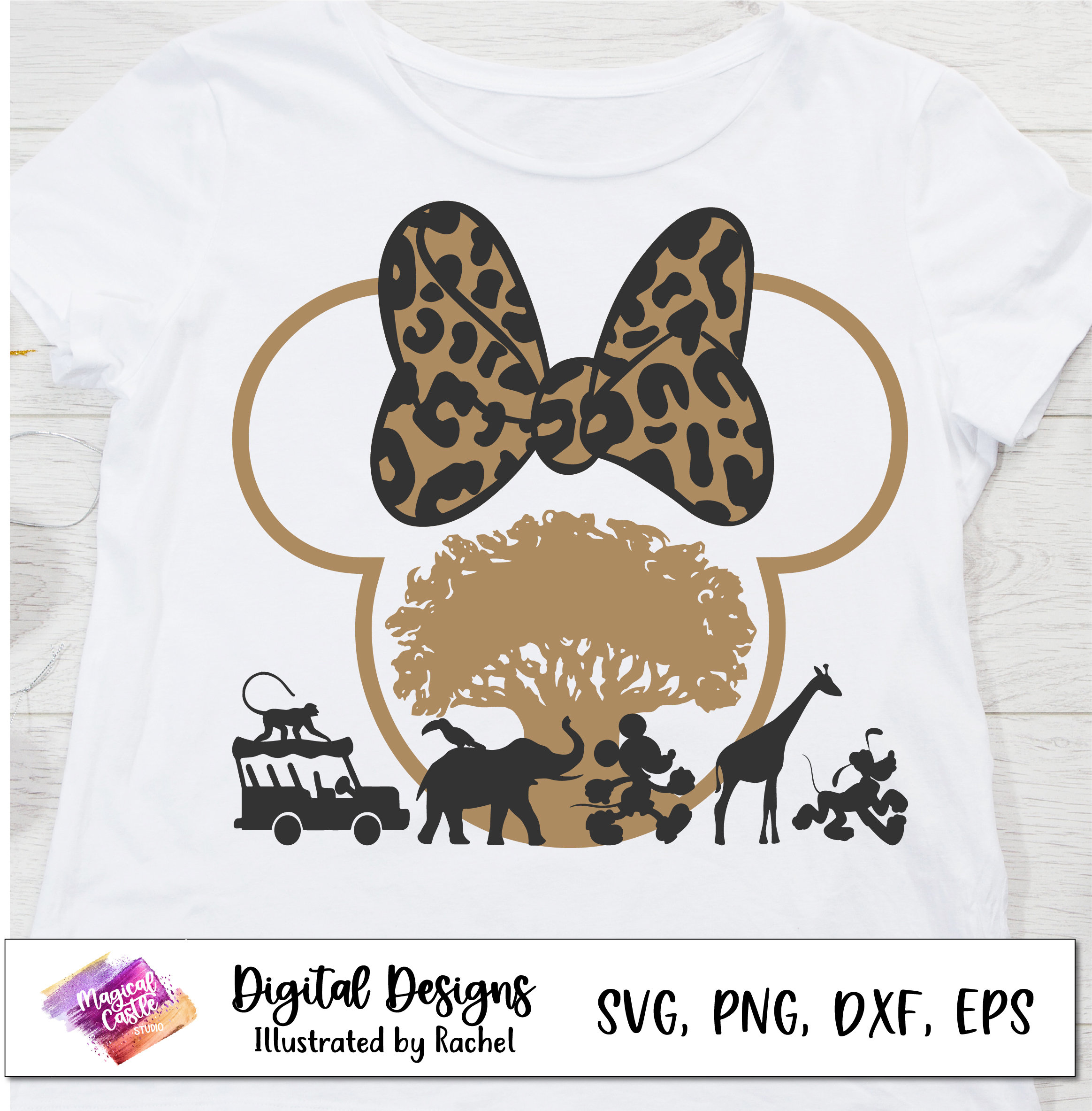 Animal Kingdom Svg, Wild Trip Svg, Safari Family Trip 2024, Mouse