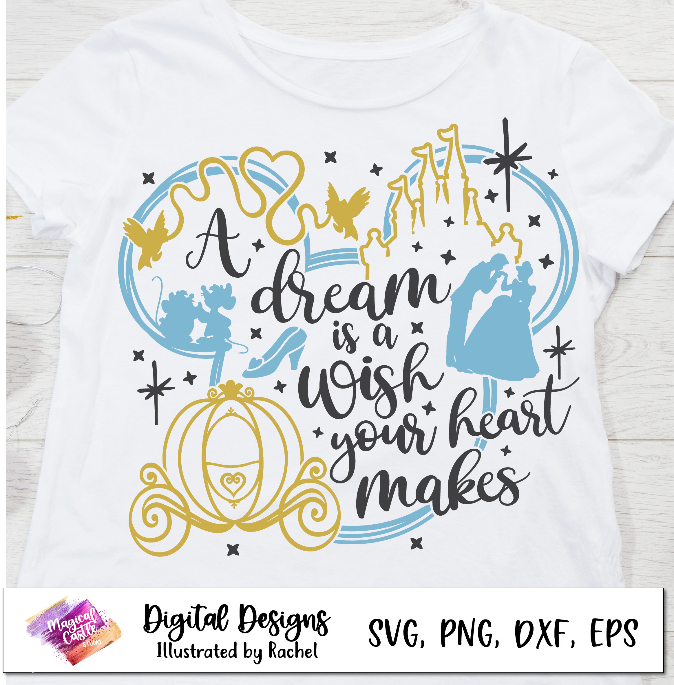 A Dream is a Wish Your Heart Makes - Etsy A Dream is a Wish Your Heart Makes - Etsy