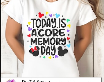 Today is a Core memory day SVG, Best Day Ever, Inside Out, all the feelings, Family Vacation, Magic Castle, Digital Download, cricut file