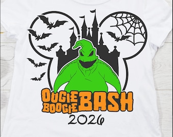 Oogie Boogie Bash 2026 SVG, Trick or Treat Main Street, Mouse Halloween Svg, Spooky Castle Svg, Haunted Castle Svg, Cut files Svg, Dxf, Png