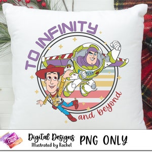 Vintage Woody and buzz png, Retro Woody and buzz Png, To Infinity and beyond Png, Retro Family Vacation Png, Family Trip Png, Magic Castle