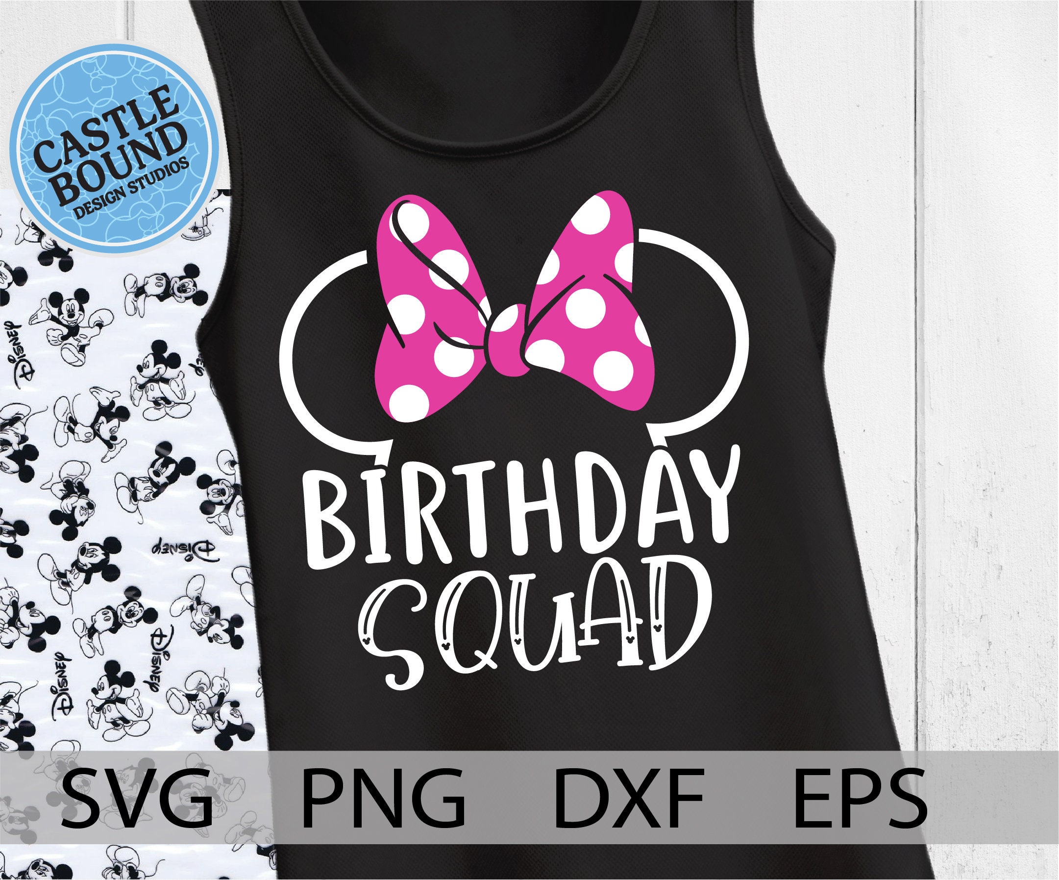 Minnie Birthday Squad Svg, Disneyland Birthday Trip, Minnie Birthday ...