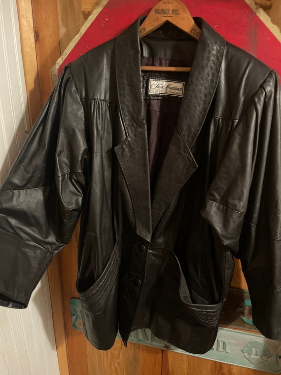 80s Glam Leather Jacket