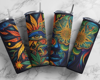 Psychedelic Marijuana Themed High Resolution Graphic