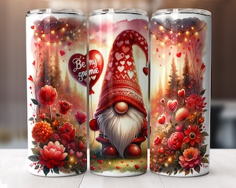 Be My Gnomie Valentine's Day High Definition Graphic