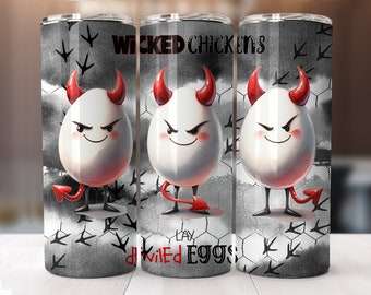 Wicked Chickens Lay Deviled Eggs High Definition Graphic